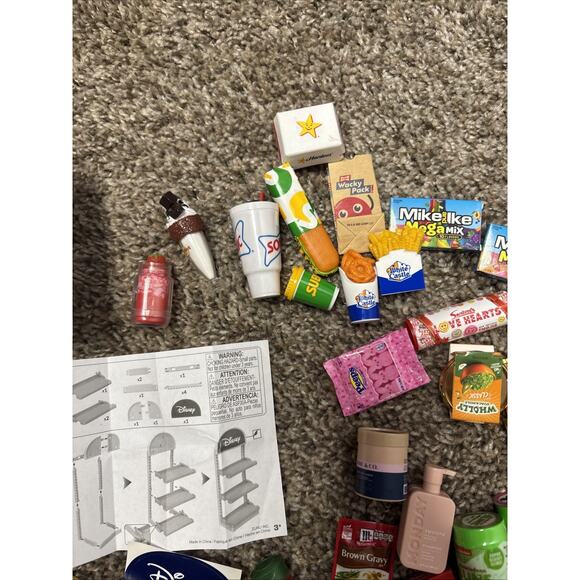 Lot Of Zuru Mini Brands Disney Animator Pantry Star Wars Turtles Grocery Display - Picture 11 of 16